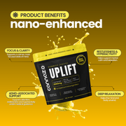 Uplift Gummies -CBD DOMINANT |  500mg Citrus/Sour Lemon Vatis | 200mg Active Cannabinoids | Strong Support for Focus, Relaxation & Better Mood