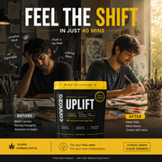 Uplift Gummies -CBD DOMINANT |  500mg Citrus/Sour Lemon Vatis | 200mg Active Cannabinoids | Strong Support for Focus, Relaxation & Better Mood