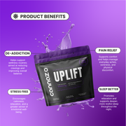 Uplift Gummies - 500mg (400mg Active Extract) Blackcurrant Vatis | Advanced Support for Chronic Pain & Comfort