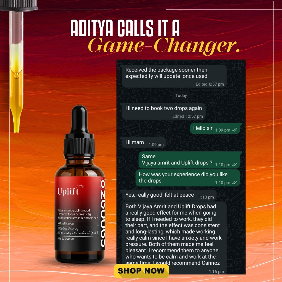 Cannazo - Uplift Drops (THC Dominant Medical Cannabis Tincture Mood Lifters)