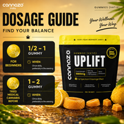 Uplift Gummies CBD Dominant 500mg Citrus Lemon